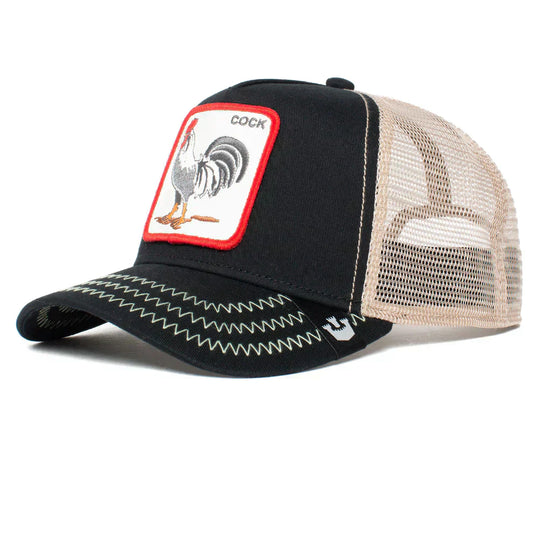 GOORIN BROS THE COCK BEIGE/BLK