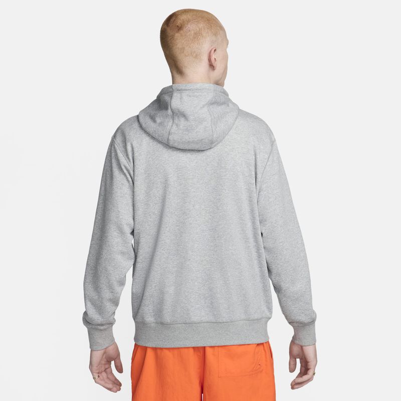 Nike Club Fleece con gorro sin cierre de French Terry GREY