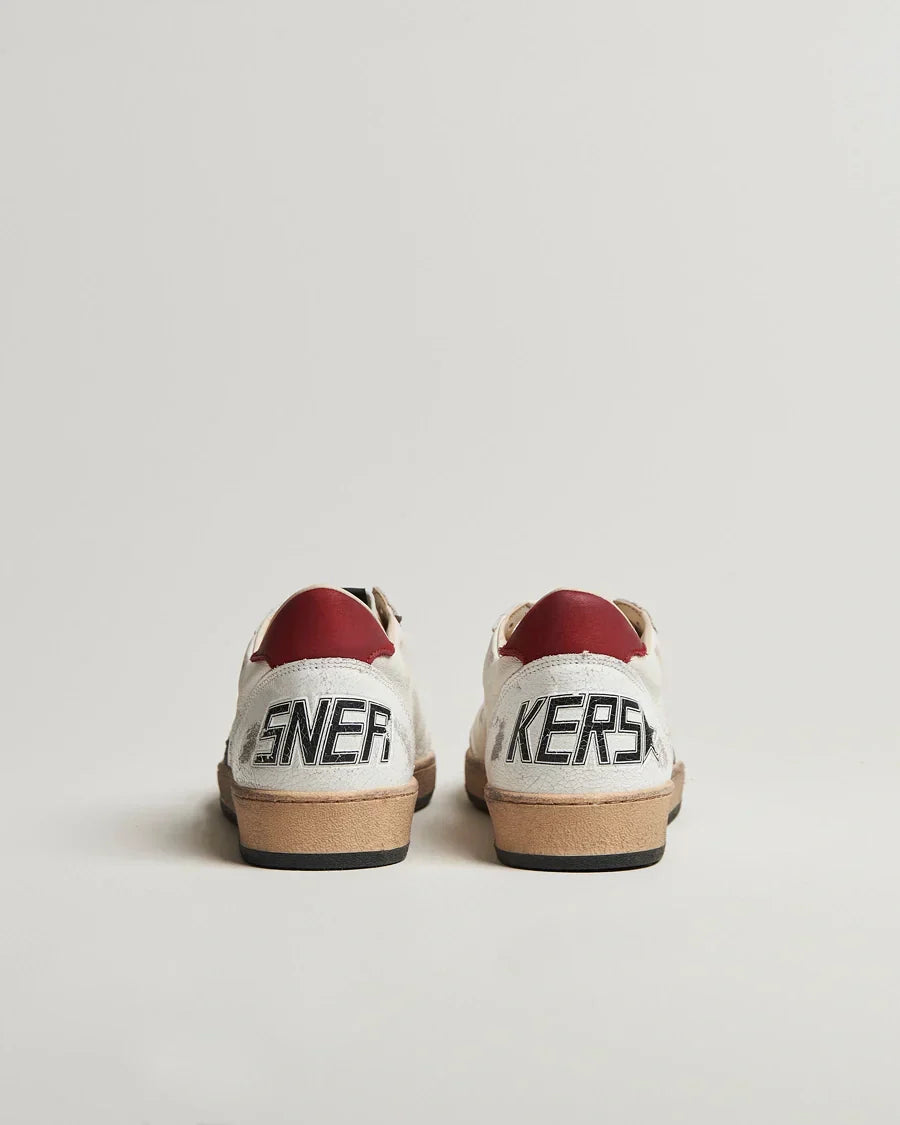 HEREN BALL STAR SNEAKER WHITE/SILVER BLUE/RED