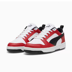 PUMA REBOUND V6 LOW WHITE/BLK/RED