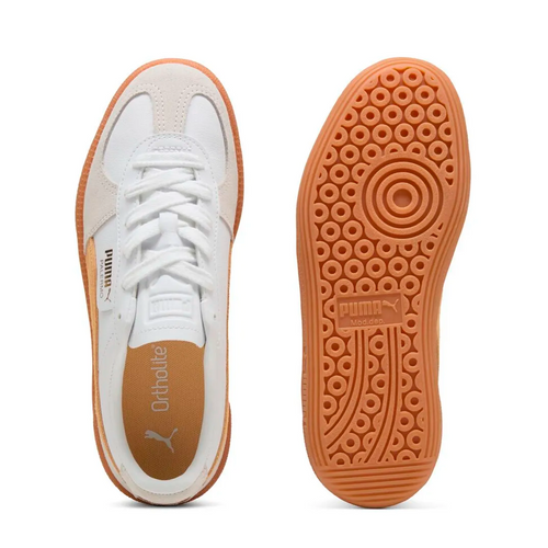 PUMA PALERMO LTH WNS WHITE-ALMOST APRICOT