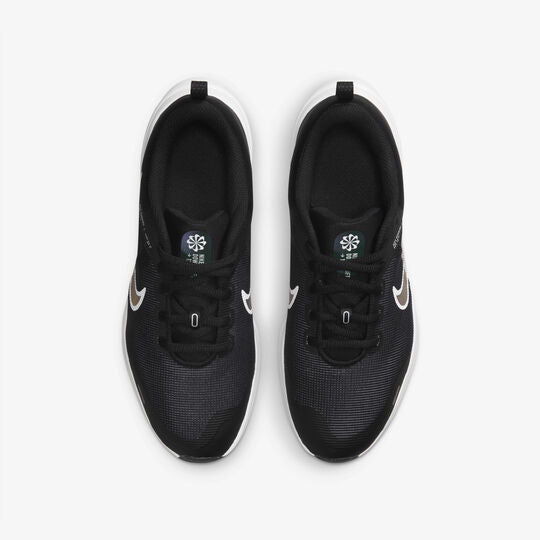 NIKE DOWNSHIFTER 12 NN GS BLACK/WHITE