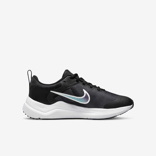 NIKE DOWNSHIFTER 12 NN GS BLACK/WHITE