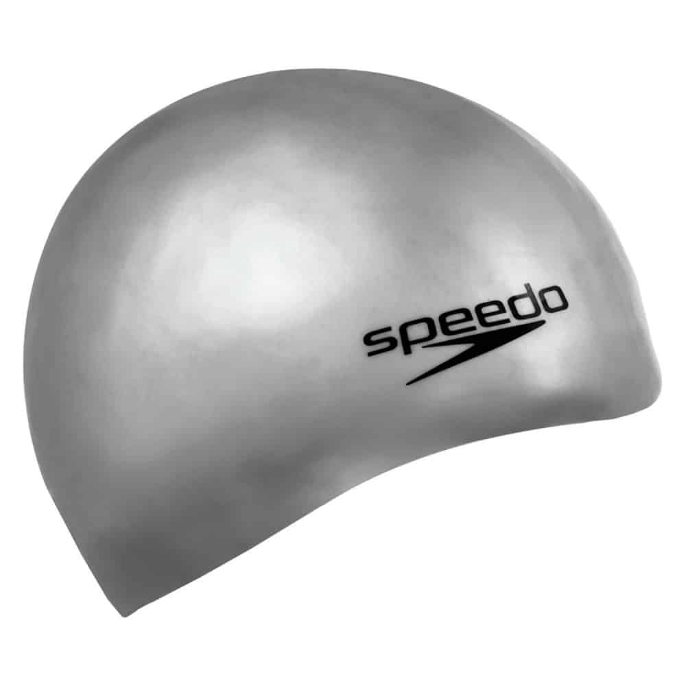 SPEEDO GORRO PLAIN MOULDED SILICONE ADULTO GREY