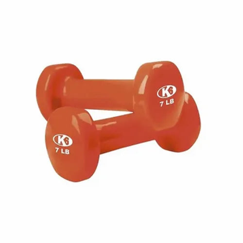 MANCUERNA DE VINIL ORANGE (7 LB)