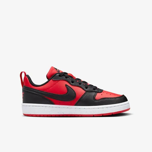 NIKE COURT BOROUGH LOW RECRAFT GS ‘UNIVERSITY RED / BLACK / WHITE