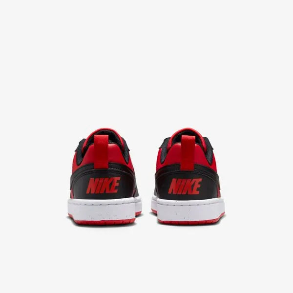 NIKE COURT BOROUGH LOW RECRAFT GS ‘UNIVERSITY RED / BLACK / WHITE