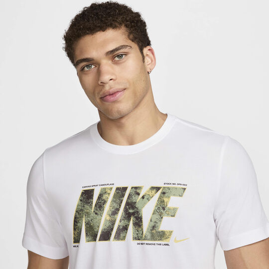 NIKE DRI-FIT FITNESS WHITE