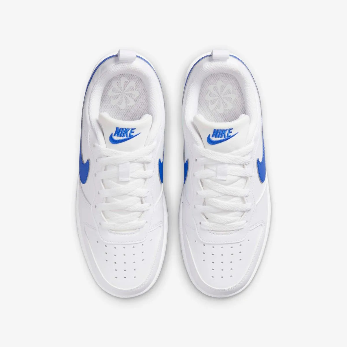 NIKE COURT BOROUGH LOW RECRAFT (GS) – WHITE/HYPER ROYAL