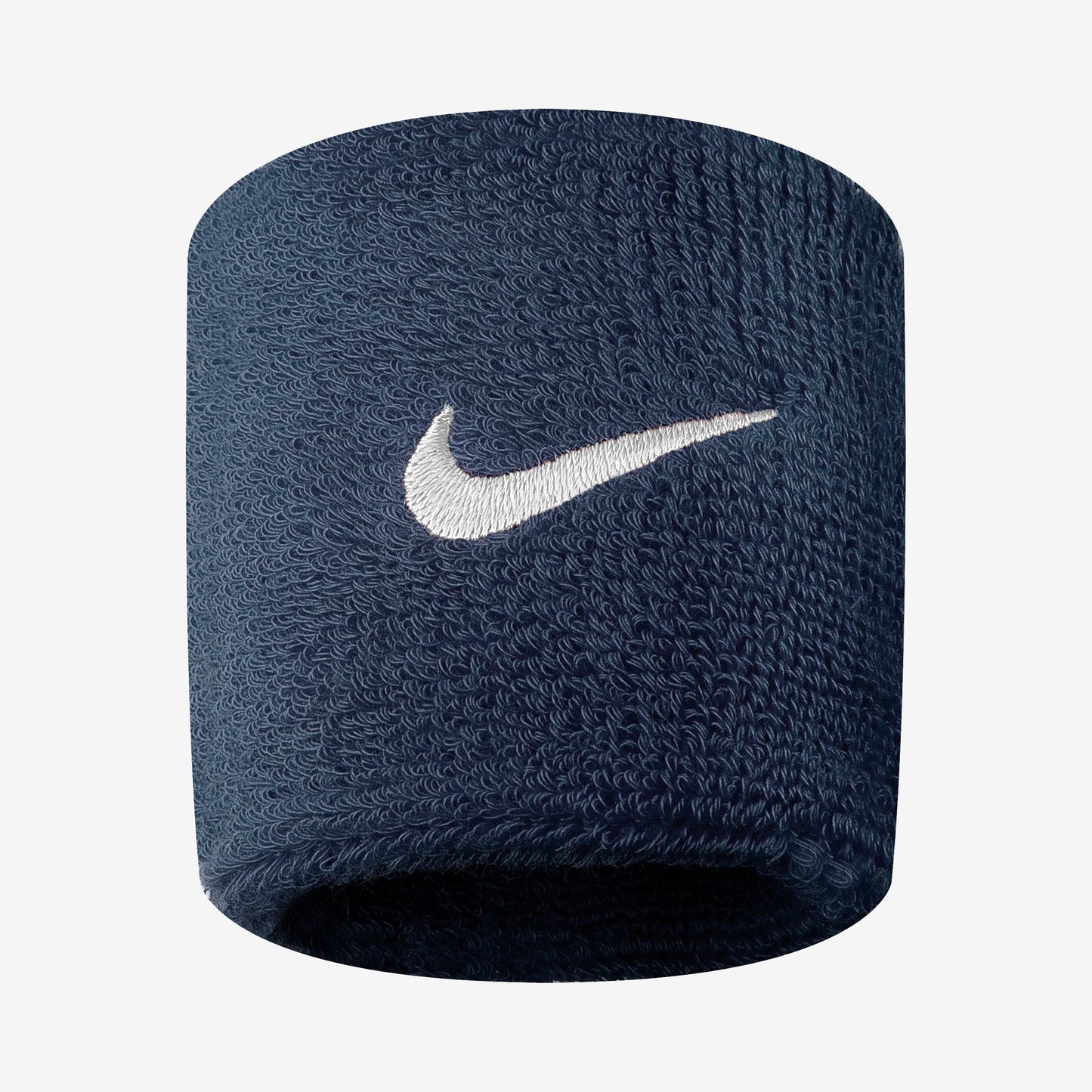 SWOOSH WRISTBAND NAVY/WHT