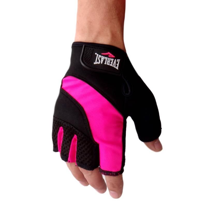 GUANTE EVERL CICLISMO ALPINO II BLK/PINK EVWG6KA05 # L