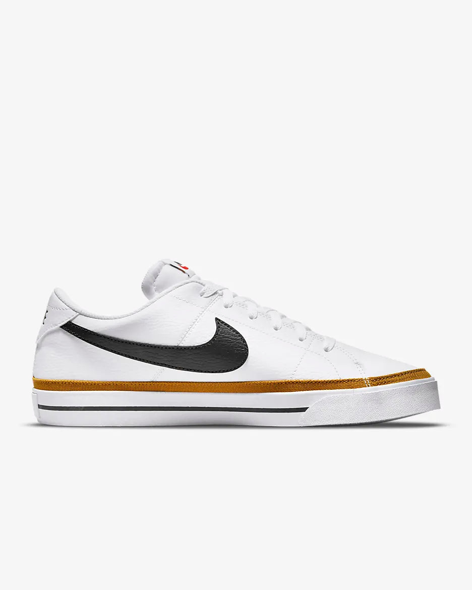 COURT LEGACY WHT/BLK/BROWN DH3162-100 # 10.5