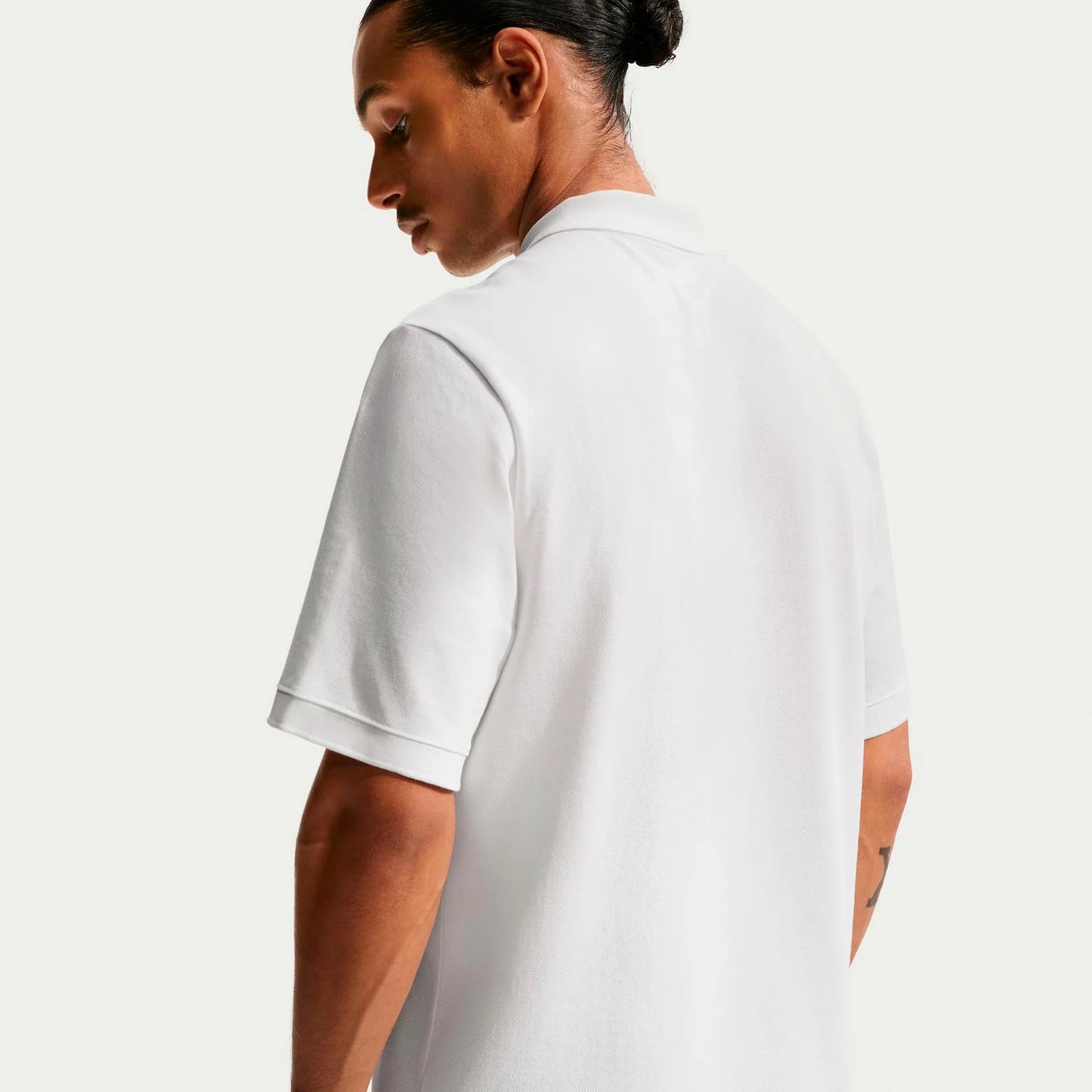 M NK CLUB SS POLO PIQUE WHITE/BLACK