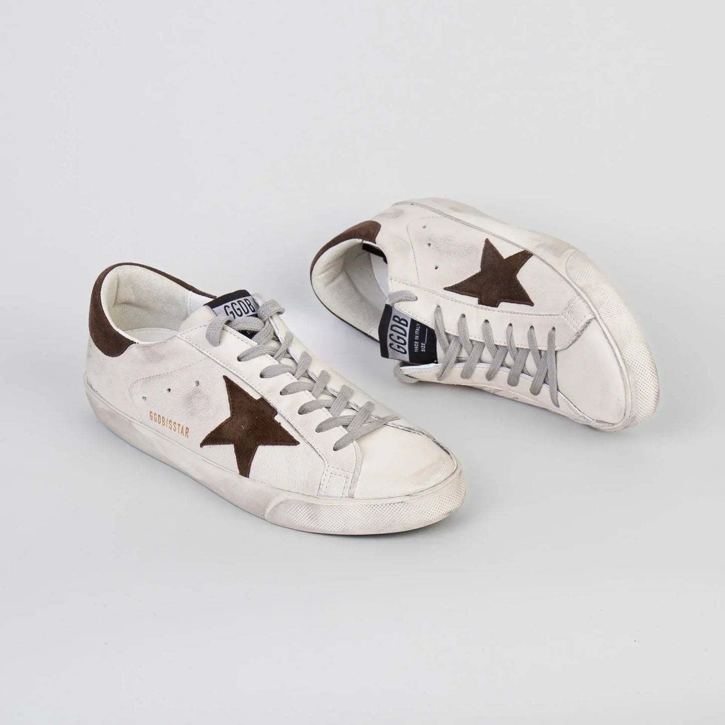 SUPER-STAR CLASSIC WITH LIST WHITE/BROWN