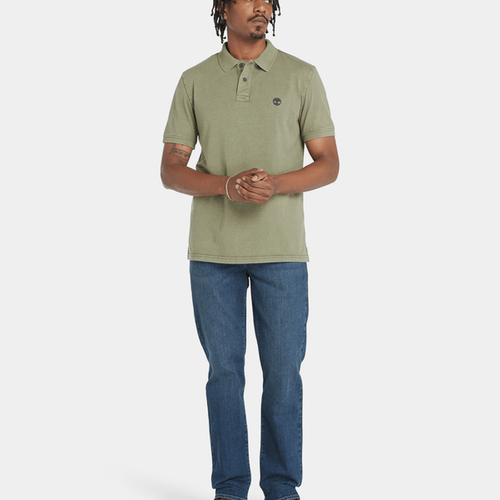 POLO HOMBRE/ TFO WASHED JERSEY OLIVE