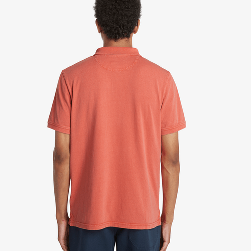 TIMBERLAND POLO HOMBRE/ TFO WASHED JERSEY ORANGE