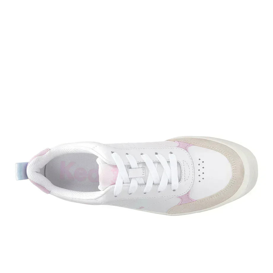 KEDS SKYLER II LEATHER/SUEDE WHITE/BLUE/LILAC