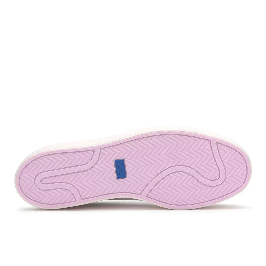 KEDS SKYLER II LEATHER/SUEDE WHITE/BLUE/LILAC