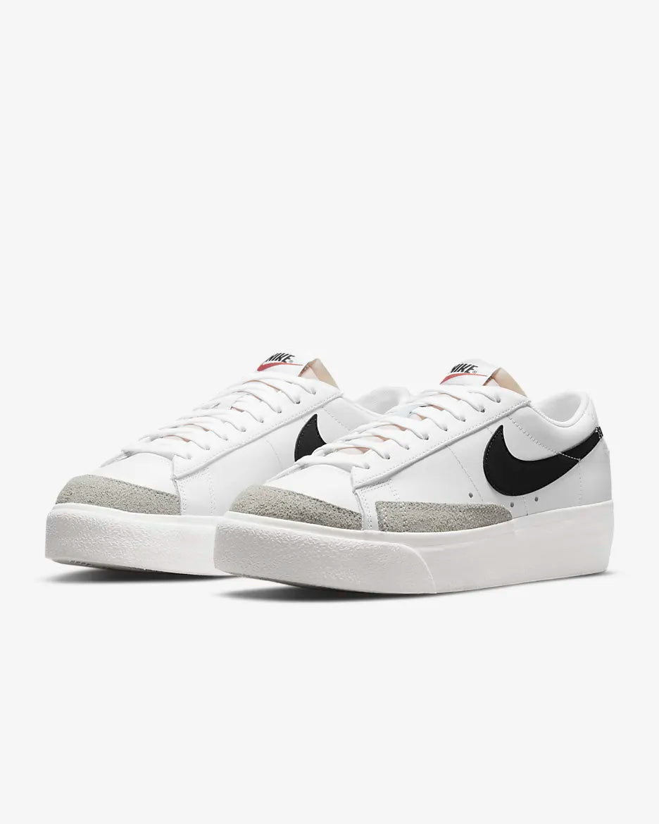 NIKE BLAZER LOW PLATFORM WHITE/BLACK
