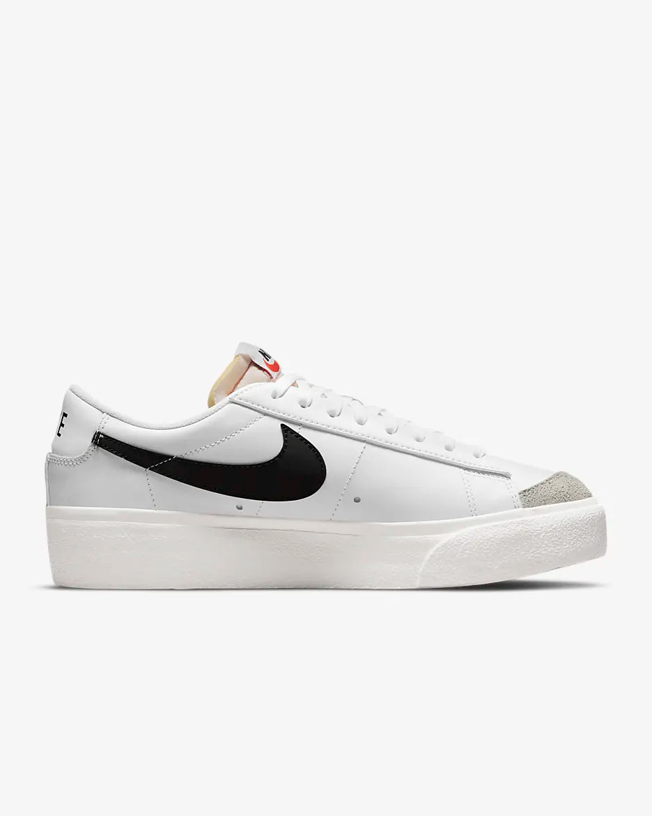NIKE BLAZER LOW PLATFORM WHITE/BLACK