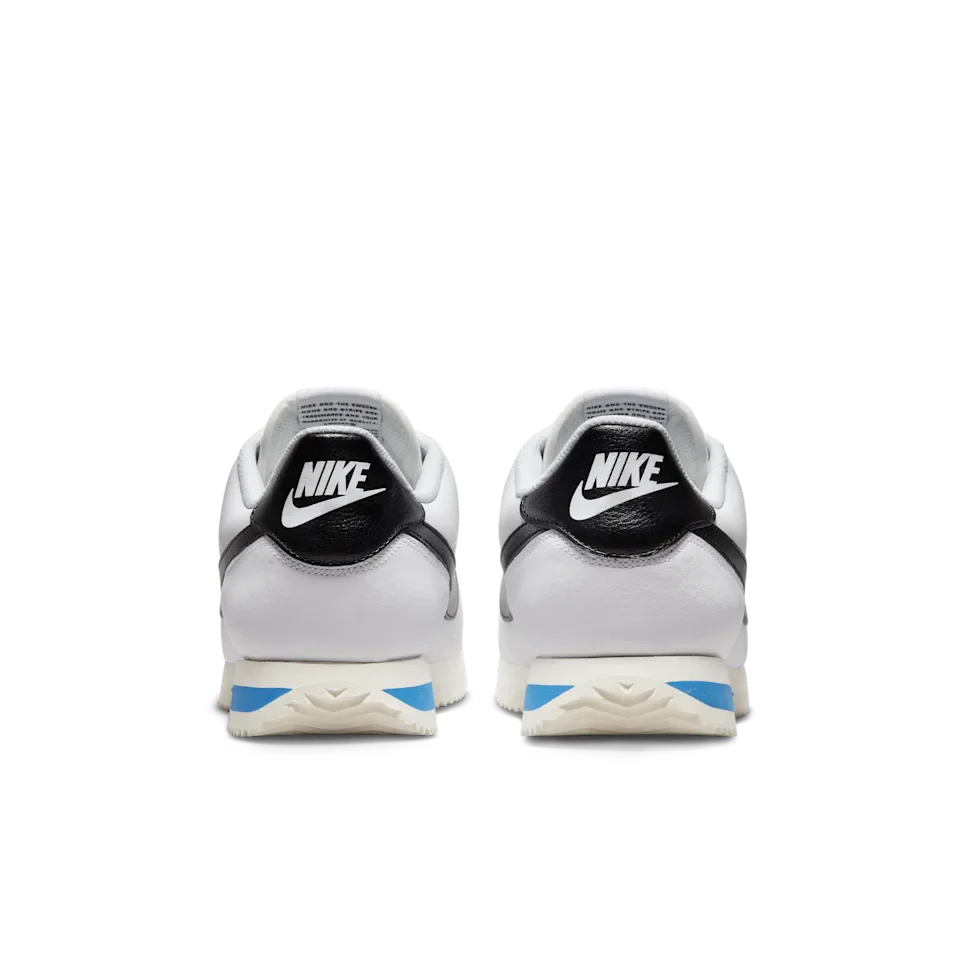 NIKE CORTES WHITE/BLACK-BLUE DM4044-100 # 10