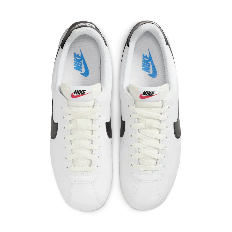NIKE CORTES WHITE/BLACK-BLUE DM4044-100 # 10