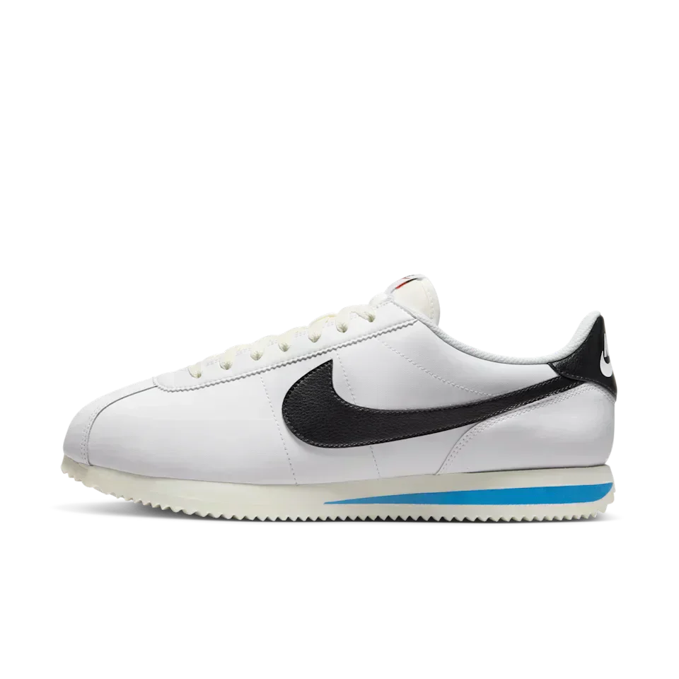 NIKE CORTES WHITE/BLACK-BLUE DM4044-100 # 10