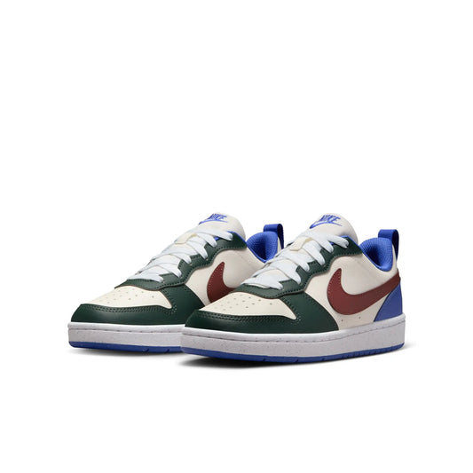 NIKE COURT BOROUGH LOW RE‑CRAFT GS “VINTAGE GREEN SAIL BLUE”
