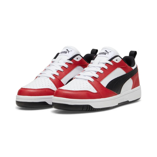 PUMA REBOUND V6 LOW WHITE/BLK/RED