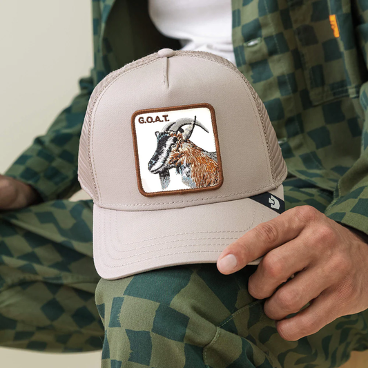 GOORIN BROS GOAT TRUCKER BISCUIT