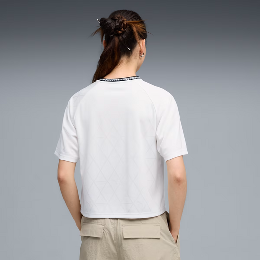 PUMA SPORT RELAXED JERSEY WHITE/BLACK