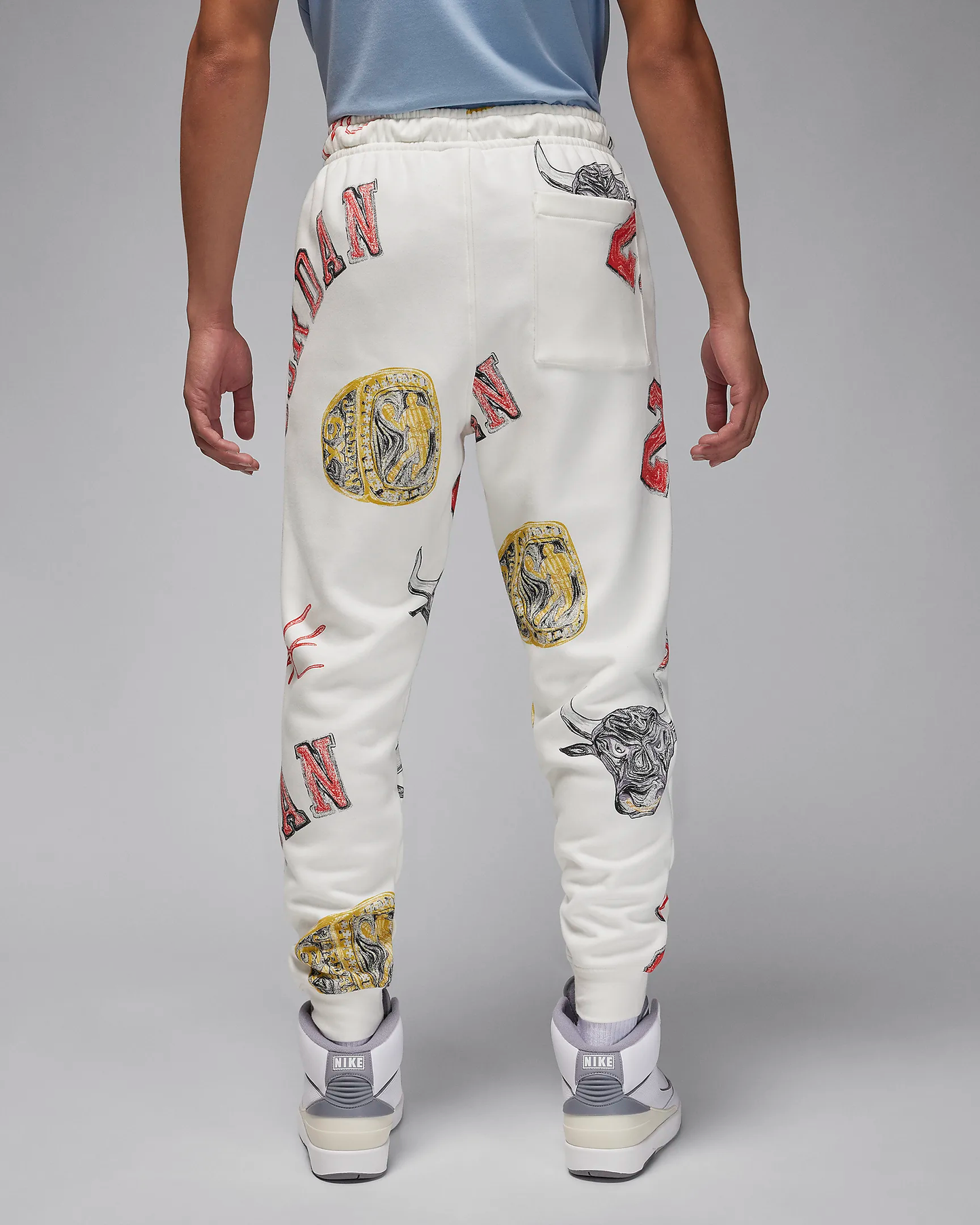 BROOKLYN FLEECE ALL OVER PRINT WHITE