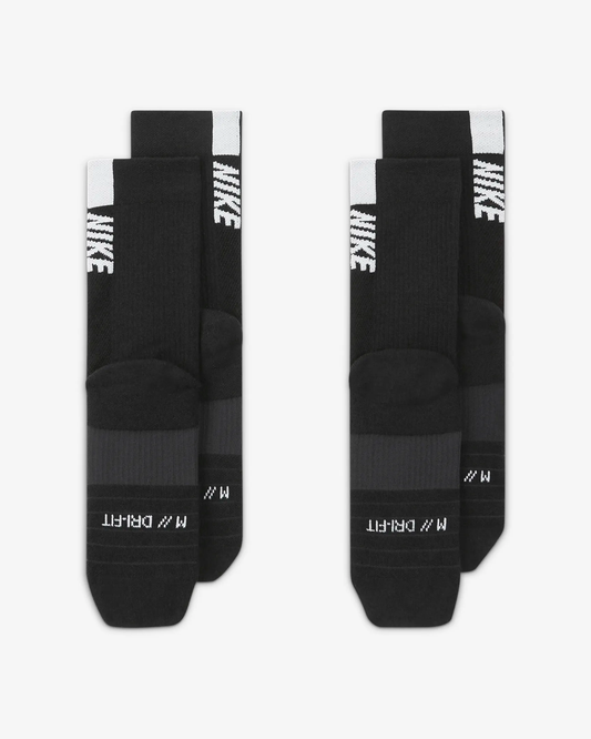NIKE MLTPLIER CRW 2PR BLACK/WHITE