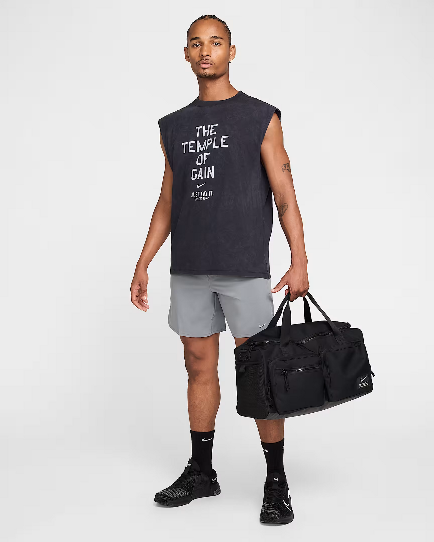 NIKE MEN'S SLEEVELESS T-SHIRT BLACK