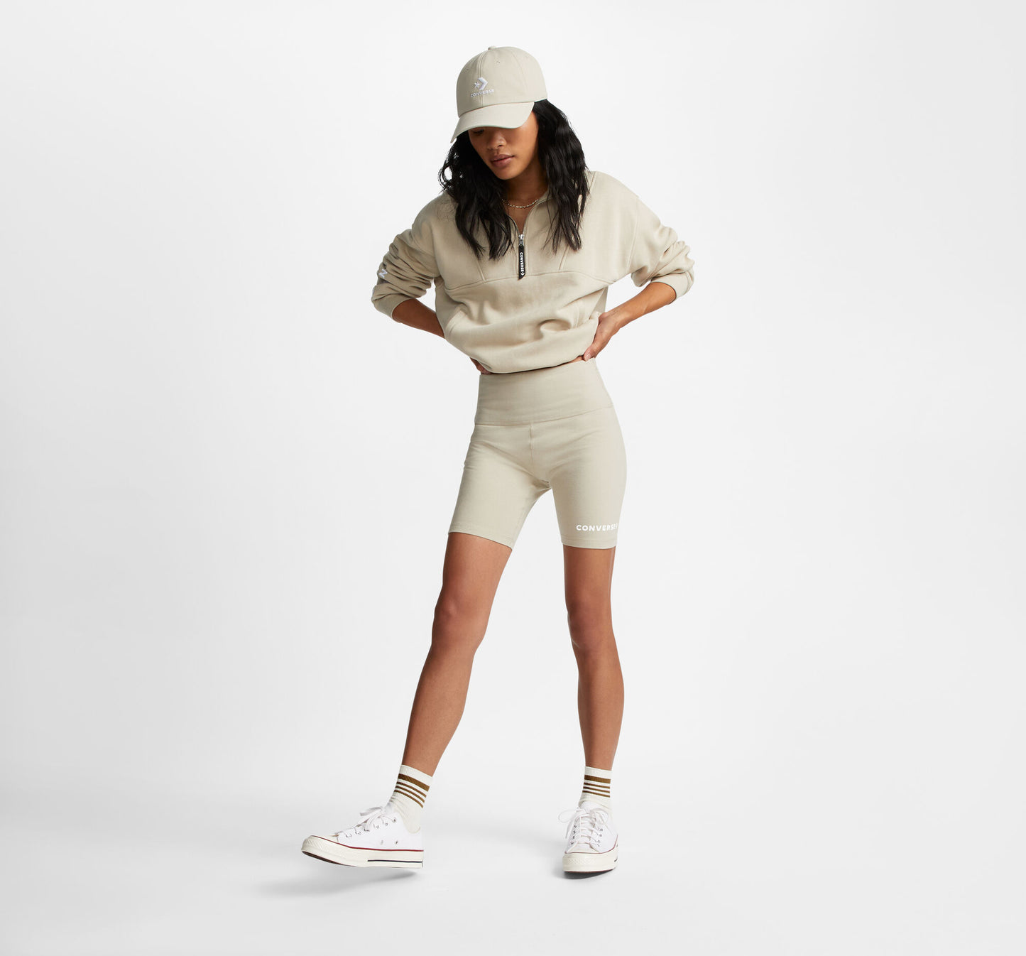 BIKE SHORT BEIGE 10024539-A02 # S