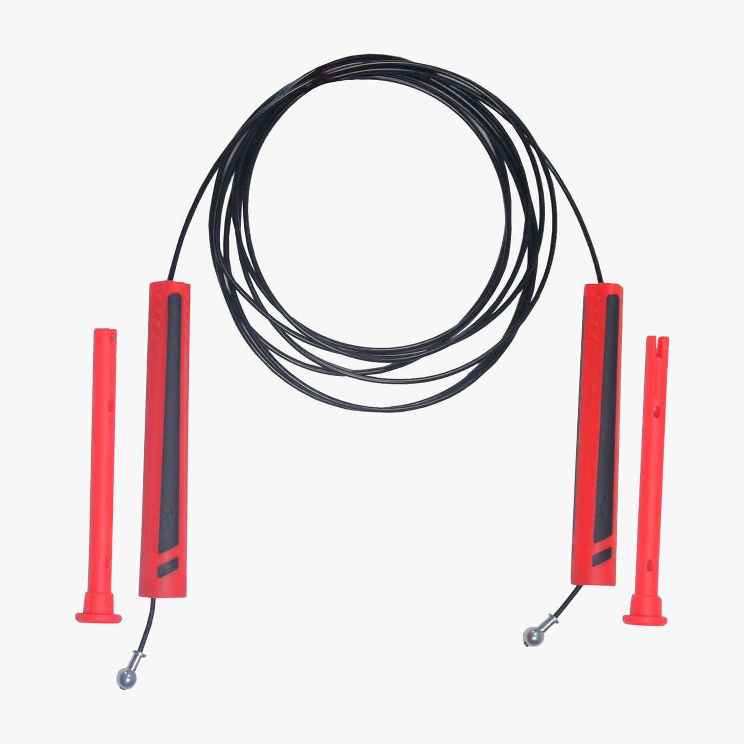 SOGA DE SALTAR ACERO VELOC. PLUS RED/BLK P00002709