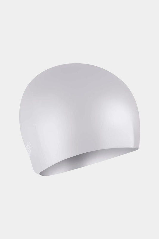 LONG HAIR SILICONE CAP GORRO PARA NADAR GREY