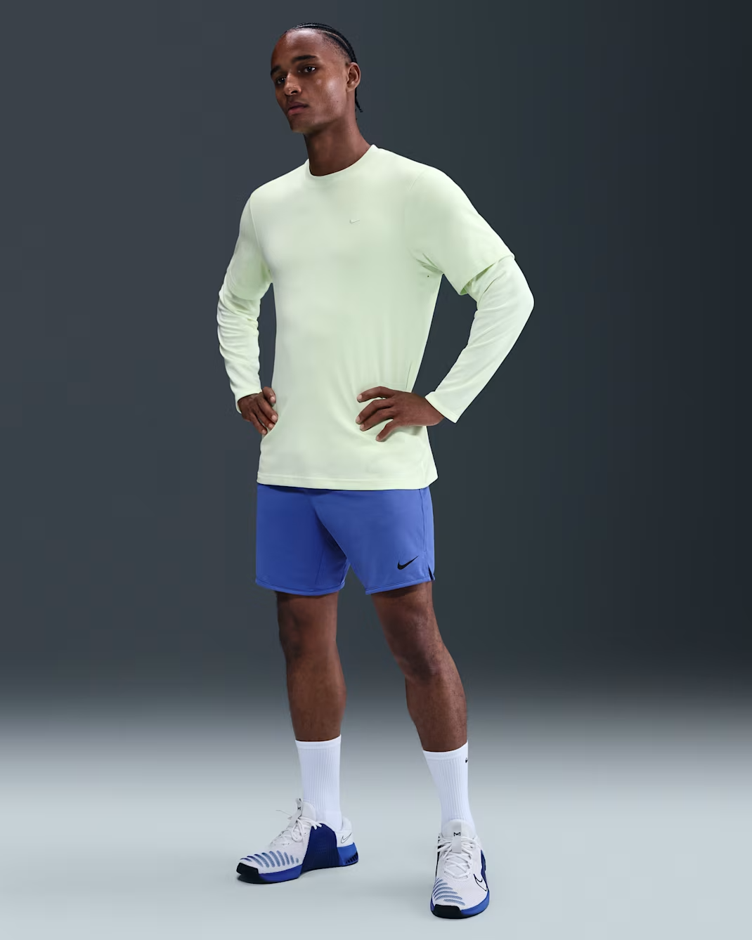 M NK DF TOTALITY KNIT 7IN UL BLUE