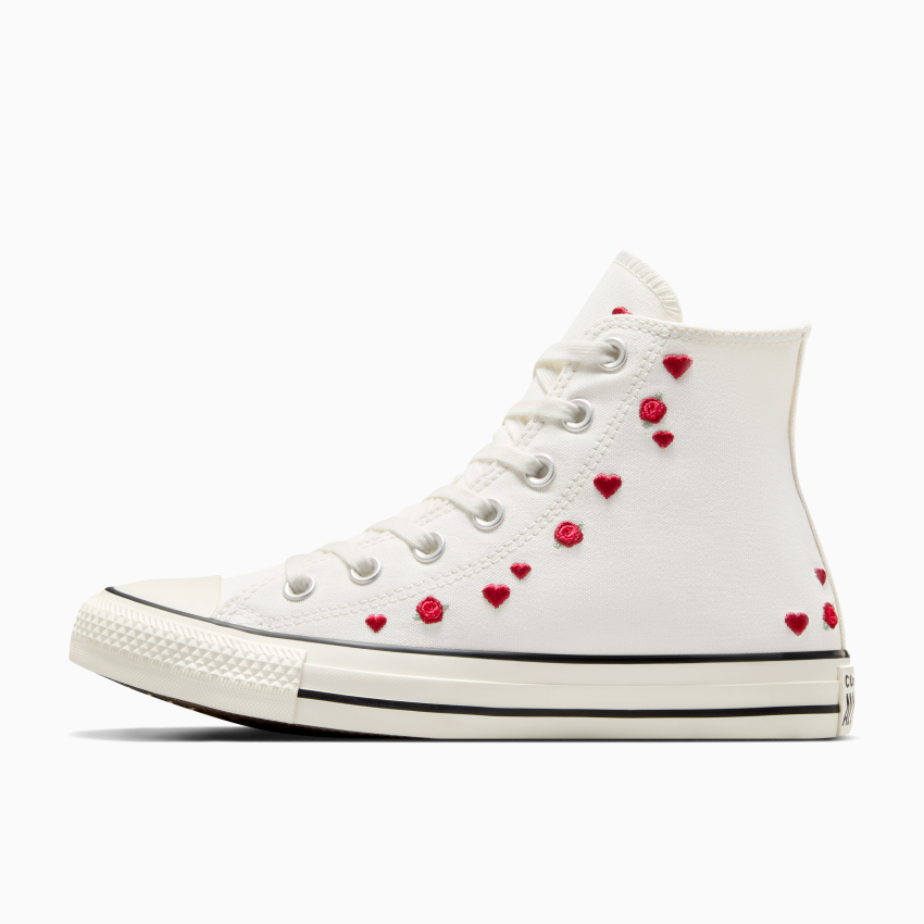 CONVERSE CHUCK TAYLOR ALL STAR ROSES VALENTINE’S WHITE/RED/EGRET