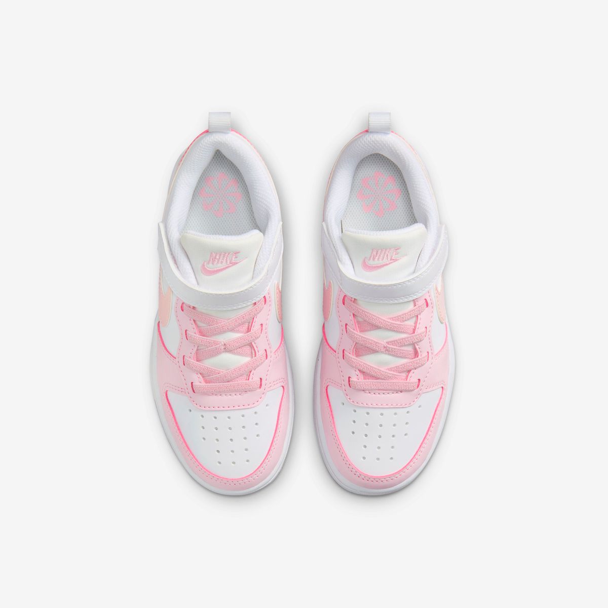 NIKE COURT BOROUGH LOW RECRAFT ‘PINK FOAM / WHITE’ NIÑA PRE-ESCOLAR