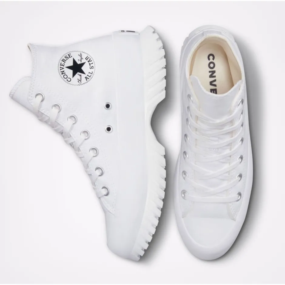 CTAS LUGGED 2.0 HI WHT/BLK A00871C # 7.5