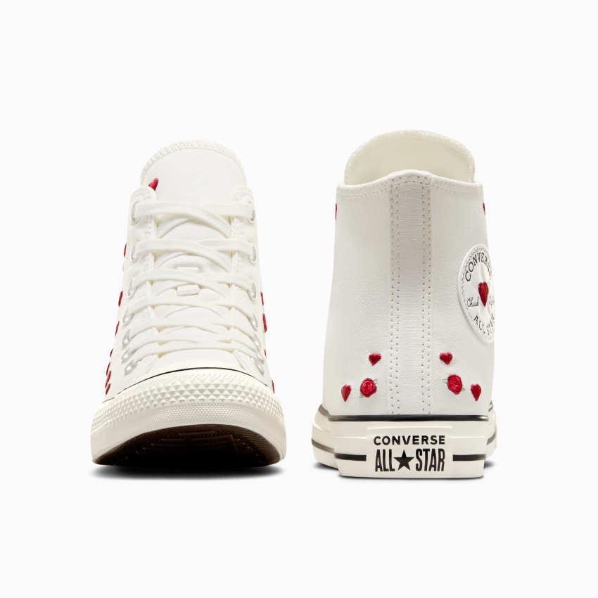 CONVERSE CHUCK TAYLOR ALL STAR ROSES VALENTINE’S WHITE/RED/EGRET