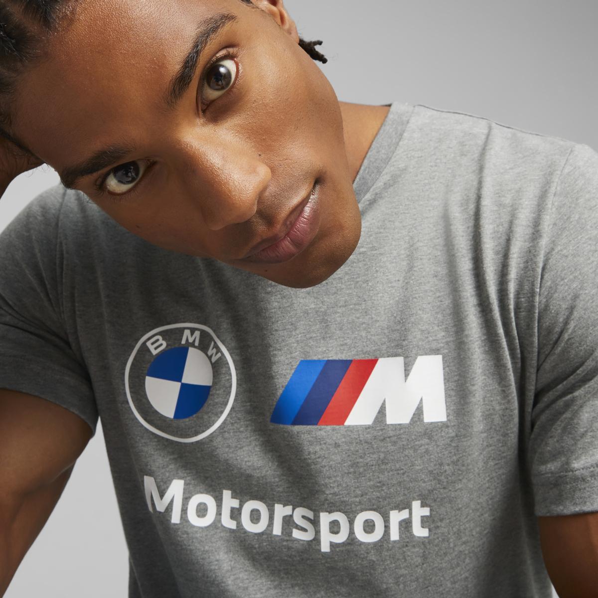 PUMA BMW MMS ESS LOGO TEE GREY