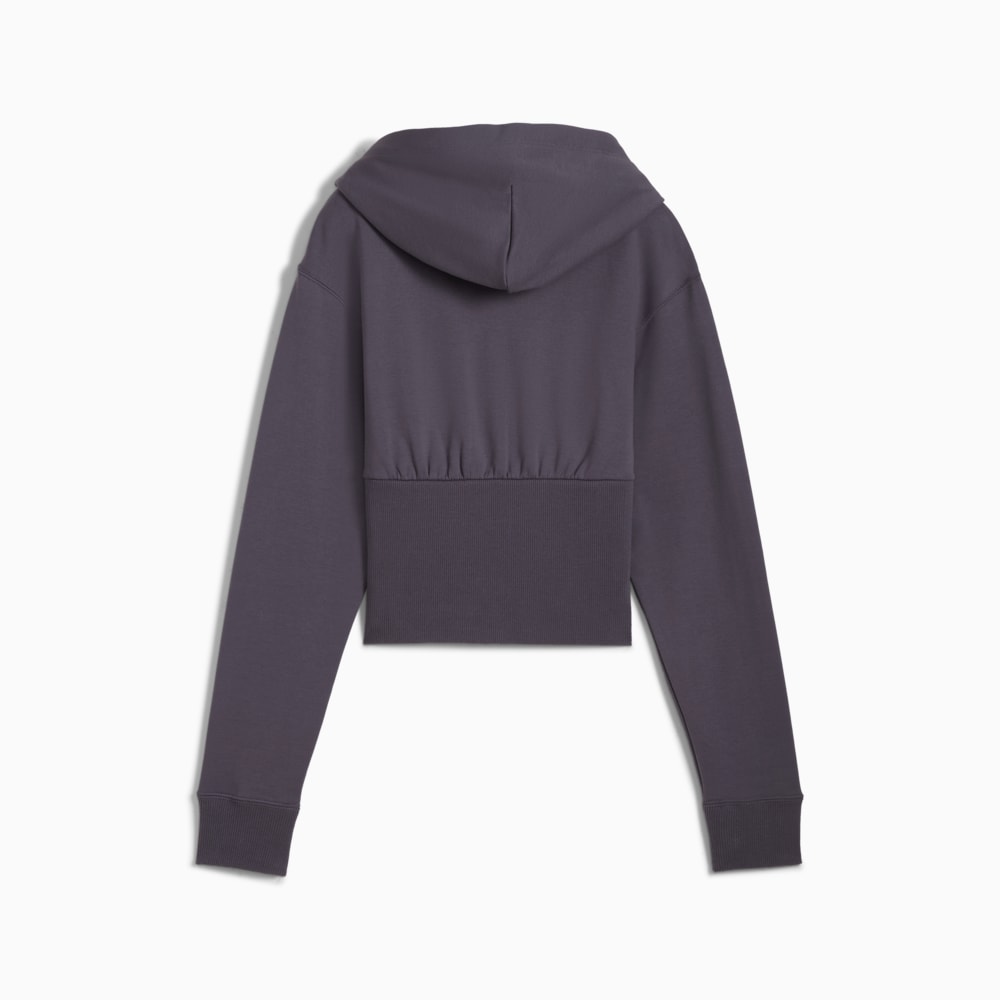 PUMA DARE TO CROPPED HOODIE GREY