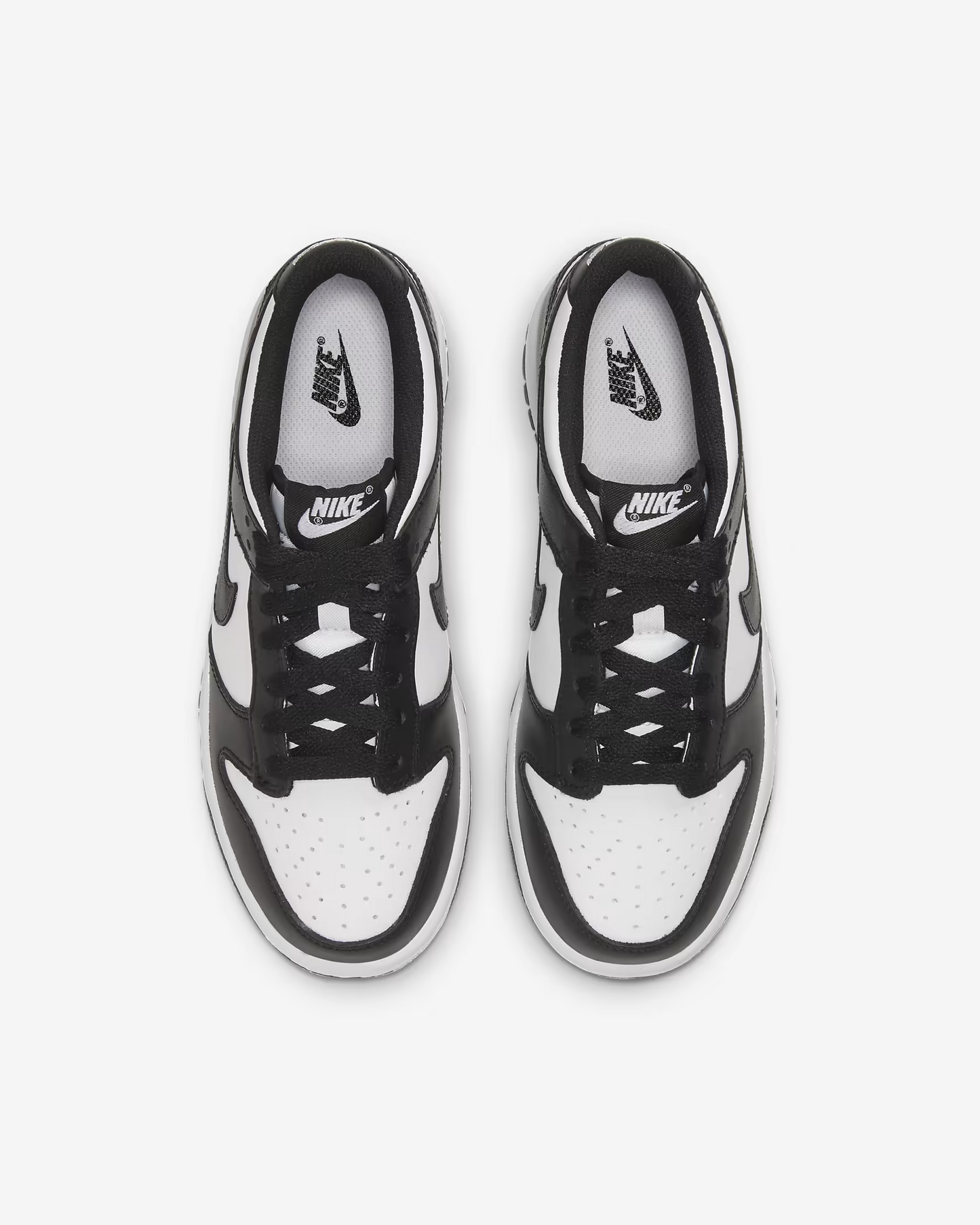 NIKE DUNK LOW RETRO PANDA (GS) WHT/BLK