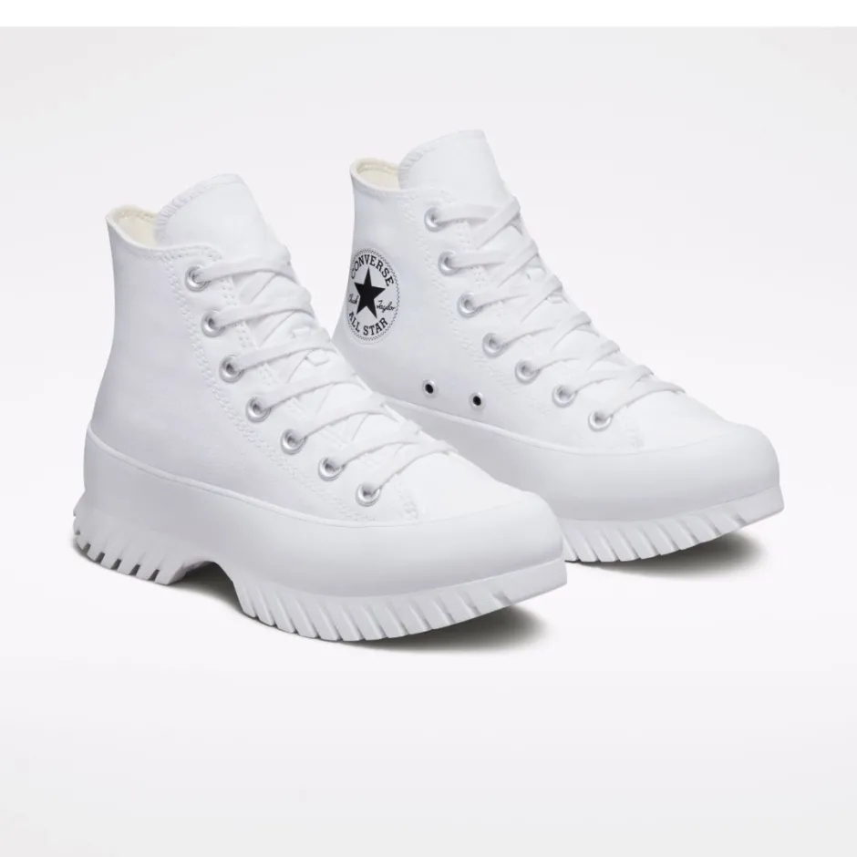CTAS LUGGED 2.0 HI WHT/BLK A00871C # 7.5