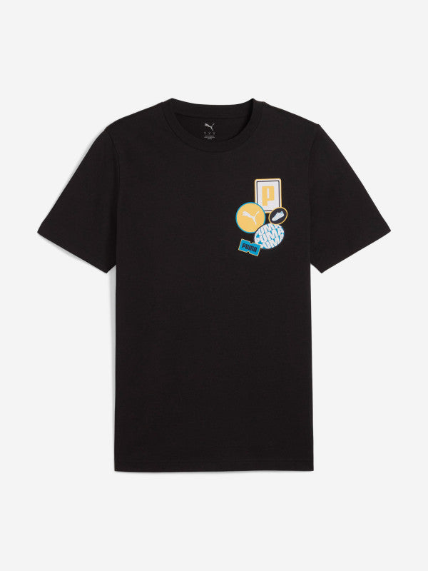 PUMA GRAPHICS ICON TEE / BLACK