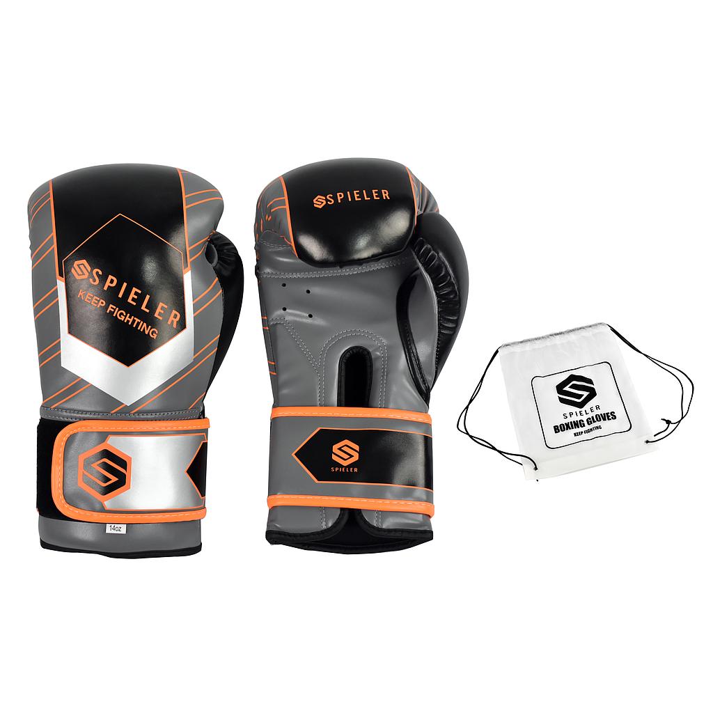 GUANTES DE BOXEO ORANGE/BLACK