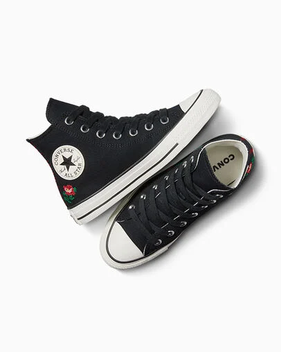 CHUCK TAYLOR ALL STAR HIGH "CROSS STITCH ROSES"