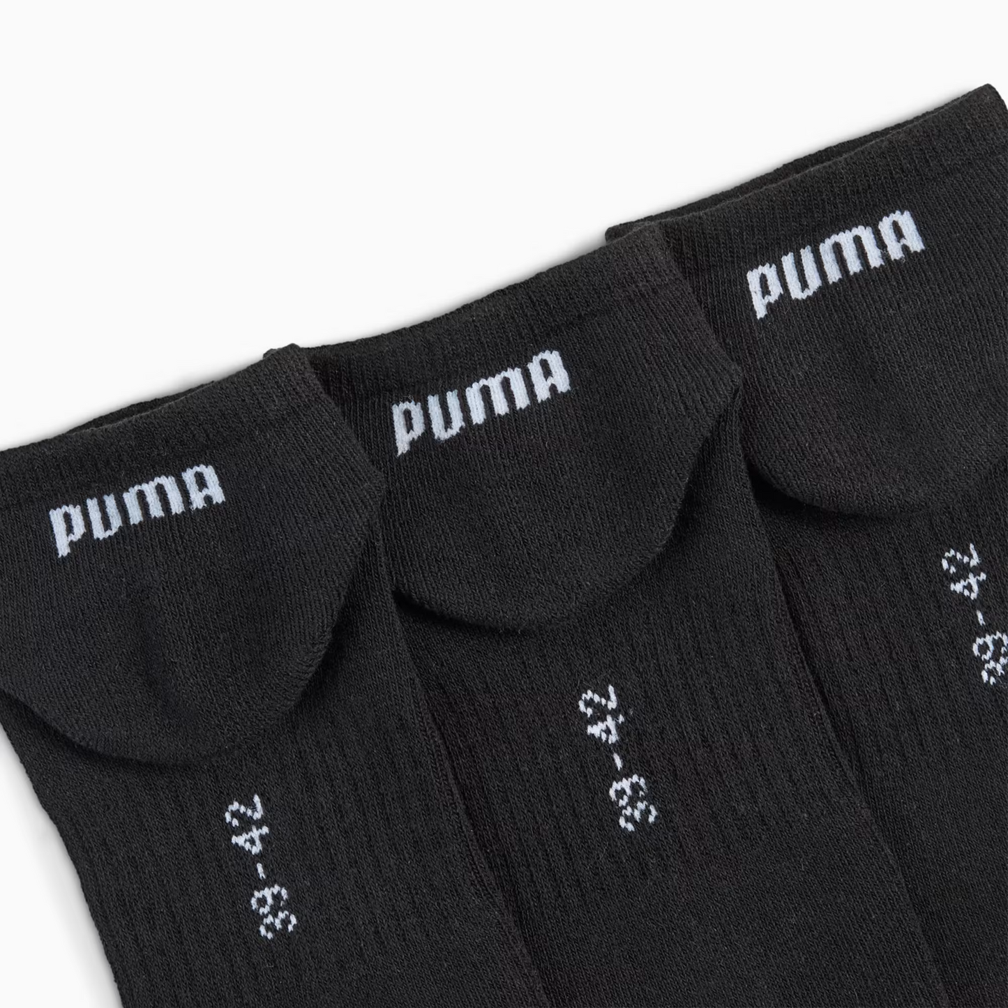 PUMA UNISEX CUSHIONED SNEAKER 3P BLK